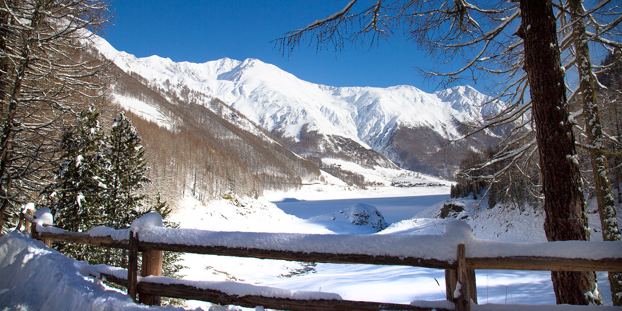 Inverno in Val Senales in Alto Adige